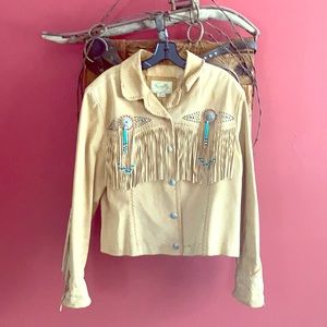 Suede Scully southwestern jacket